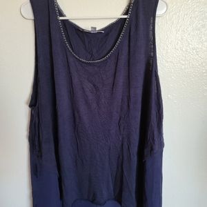 Jennifer lopez plus size blue tunic